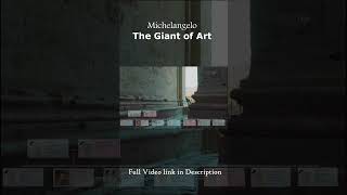 Michelangelo Life history italianarthistory arthistory italianart sculpture michelangelo [upl. by Eart]