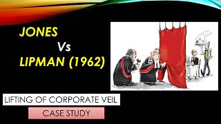 LIFTING OF CORPORATE VEIL CASE LAWJONES VS LIPMAN COMPANY LAW CS SAKSHI GOEL [upl. by Dasi]