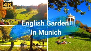 English Garden in Munich in 4K  The English Garden is three times larger than the central park [upl. by Candyce]