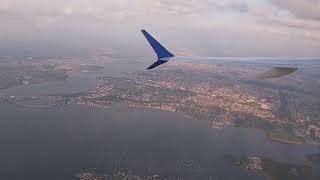 Queens New York  LaGuardia Airport  United Airlines Flight [upl. by Greta]