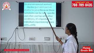 Ovarian Cancer Symptoms  Awareness Presentation by New Nav Bharat School Students [upl. by Macnair]