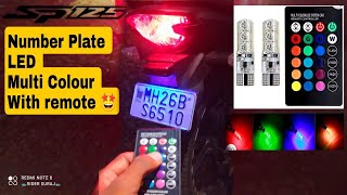 Honda Sp125 bs6😍 modified LED light  SP125 Bs6 upgrade Light sp125  Honda Sp 125 bs6 Modification [upl. by Hibbitts]