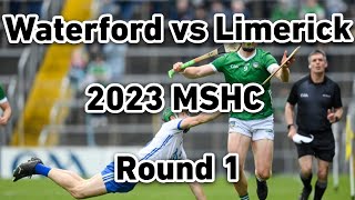 Waterford vs Limerick 2023 Munster Hurling Championship Round Robin [upl. by Edyaj]