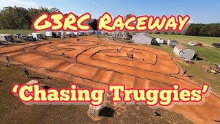 Chasing Truggies  G3RC Raceway [upl. by Aerdnuahs]