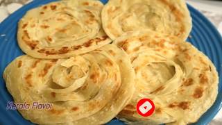 Kerala Malabar paratha recipe in hindi असान तरीके से बनाये के२ला प२ाठाLayerd porotta recipe Hindi [upl. by Ahtnahc695]