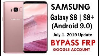 Galaxy S8S8 Android 9 FrpGoogle Lock bypass without PC  No Sim Pin  No Talkback New method [upl. by Castera]