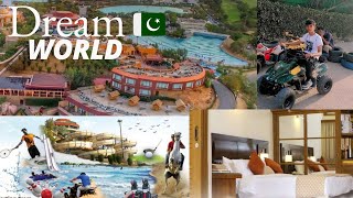 Dreamworld resort in Karachi family water park farmhouse Karachi ka sab se bara water park UZMAIR [upl. by Mllly]