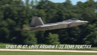 The Awesome F22 Demonstration Practice [upl. by Dyrraj]