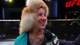 Mariya Agapova Octagon Interview  UFC Vegas 39 [upl. by Boni]