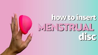 Beginners Guide to Menstrual Disc  Insertion Tutorial Tips amp Tricks [upl. by Aicilyt]