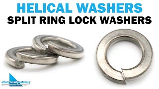 Split Ring Lock Washers  Spring Locking Action  Fasteners 101 [upl. by Ahiel]