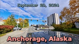 Anchorage Alaska Drive 092924 Fall [upl. by Klehm]