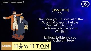 6 Hamilton  Farmer Refuted VIDEO LYRICS [upl. by Mar]