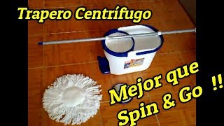 Trapeador centrifugo mejor que Spin amp Go Demostración real [upl. by Ahsot]