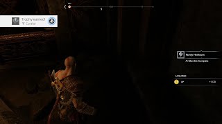 God of War  How to Unlock Curator Trophy All Artifacts [upl. by Citron646]