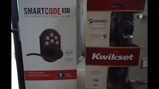 Installing Kwikset SmartCode 911 Touchpad Door Lever [upl. by Nihsfa]