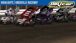 DIRTcar eSports 360 Sprint Cars Knoxville Raceway December 23 2020  HIGHLIGHTS [upl. by Hayidan]