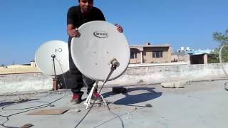 How To Use Analog Satellite dB Meter Sat Finder to set a DISH Antenna [upl. by Talbott]