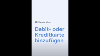 Füge eine Karte zu Google Wallet hinzu [upl. by Nnov860]