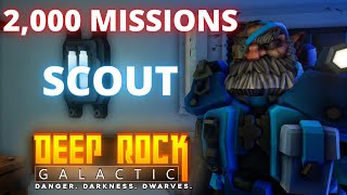 What 2000 Missions Of Scout Looks Like  DEEP ROCK GALACTIC [upl. by Anadroj]