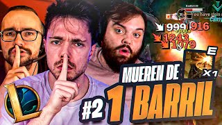 😱 ¡MUEREN DE 1 BARRIL OMG 🔥 RANKEDS ÉPICAS CON ELXOKAS IBAI CHAMPI Y BARBE 2 [upl. by Kaylil213]