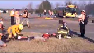 Glynn County Airport Commissions FullScale disaster drill [upl. by Asusej]