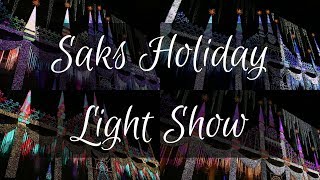 2017 Holiday Light Show  Saks Fifth Avenue  New York [upl. by Lesak]