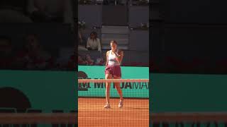 Punto de PARTIDO para Aryna Sabalenka en las SEMIFINALES del MUTUA MADRID OPEN 2023 [upl. by Aliet]