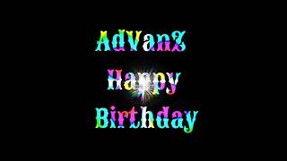 Advance Happy Birthday WhatsApp Status colourfull Fire Effect🎂 [upl. by Adalbert]