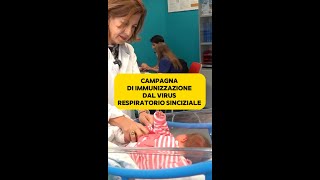 Virus respiratorio sinciziale avviata dal Policlinico di Bari campagna di immunizzazione in Puglia [upl. by Knowling]