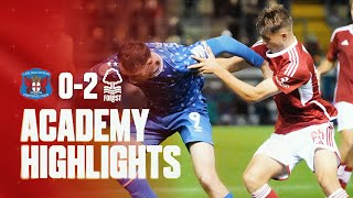 ACADEMY HIGHLIGHTS  CARLISLE 02 NOTTINGHAM FOREST [upl. by Parks654]