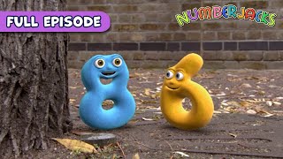 Two Four Six Eight – Round And Round  Numberjacks DOUBLE Full Episodes [upl. by Simpson]