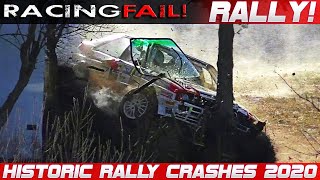 Historic Legend Rally Cars Crash Compilation 2020 [upl. by Ynot]