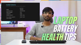 LAPTOP BATTERY HEALTH TIPS  HOW TO CHECK LAPTOP BATTERY HEALTH  WINDOWS [upl. by Yeslah405]