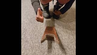 Learn how to effortlessly remove your boots using a boot jack handmade shortsviral bootjack [upl. by Cheung]