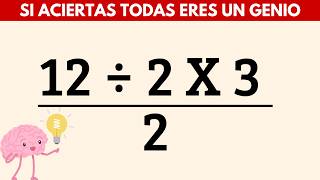 EXAMEN DE MATEMATICAS  50 PREGUNTAS PARA PONER A PRUEBA TUS CONOCIMIENTOS [upl. by Mcdowell]