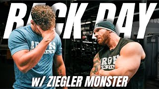 ZIEGLER MONSTER BACK DAY  MUSIC CITY FIT EXPO [upl. by Asiral]