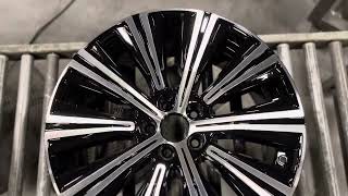 All Black Wheels powdercoating rims wheelpaint wheelrepair rims cars [upl. by Teeter384]