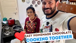 Amma amp Son Cooks Chocolate Together [upl. by Steddman]