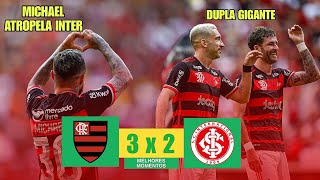 JOGÃO DE GALA NO MARACANÃ  Flamengo 3 x 2 Internacional  Melhores Momentos  Brasileirão 2024 [upl. by Averir168]