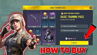 how to get basic training pass in codm 2024  how to buy basic training pass in codm season 4 2024 [upl. by Goodkin]