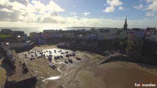 Tenby Wales By Drone [upl. by Yerggoeg570]