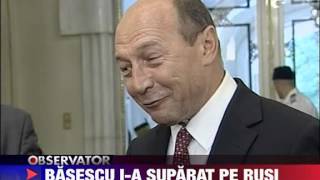 Rusia iritata de declaratiile lui Traian Basescu 30 IUNIE 2011 [upl. by Jeanne144]