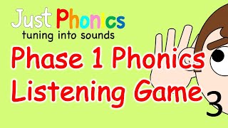 Listening Game 3  Phase 1 Phonics Listening and Attention Skills [upl. by Fontana551]