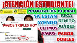 🎁📢¡HAY NUEVAS FECHAS DE PAGO urge 💸🎯 BECA BENITO JUAREZ DEPOSITO ENERO 2024 x Pago TRIPLE [upl. by Atteuqnas]