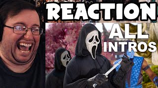 Gors quotMortal Kombat 1 Ghostface All Intros Dialoguequot REACTION [upl. by Lehcin887]