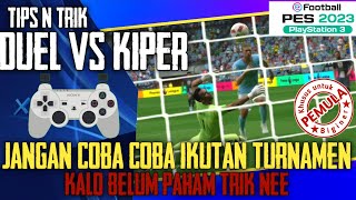 Trik Duel Vs kiper  PES e Football 23 PS3 [upl. by Yak]