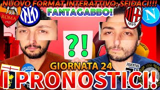 🚨ROMAINTER NAPOLIMILAN e JUVENTUSUDINESE‼️😱 FANTAGABBO e PRONOSTICI SERIE A 24 [upl. by Sundin865]