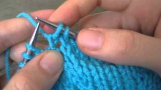 Knitting Through the Back Loop Creating Twisted Stitches [upl. by Neetsyrk]