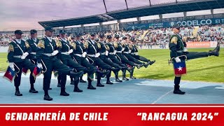 Gendarmería de Chile  Desfile Conmemoración quotBATALLA DE RANCAGUA 2024quot [upl. by Mcwherter912]